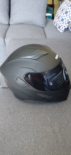 Cascos HRO negro mate doble propósito gafas obscuras  L Y Xl nuevos 