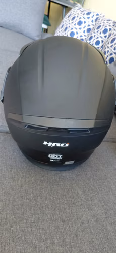 Cascos HRO negro mate doble propósito gafas obscuras  L Y Xl nuevos 