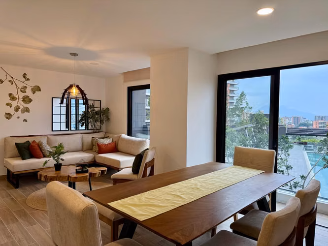 APARTAMENTO AMUEBLADO Y EQUIPADO EN RENTA EN ZONA 14, PARQUE 14