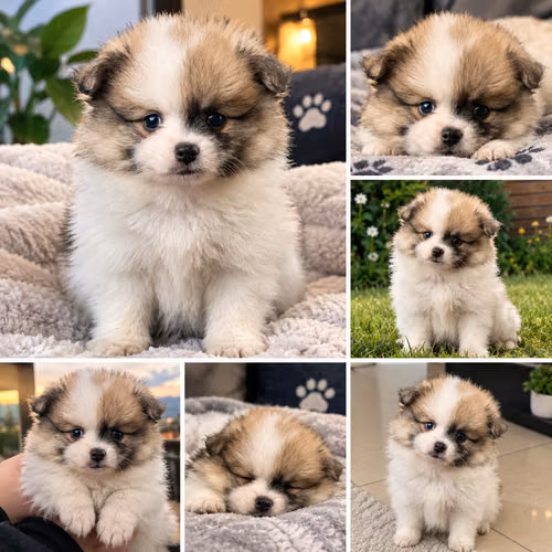 Lindo Machito Pomerania Visacuotas disponibles pedigree A Pom