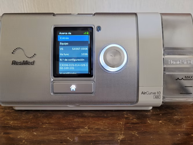 EQUIPO RESPIRATORIO ResMed AirCurve 10 ASV