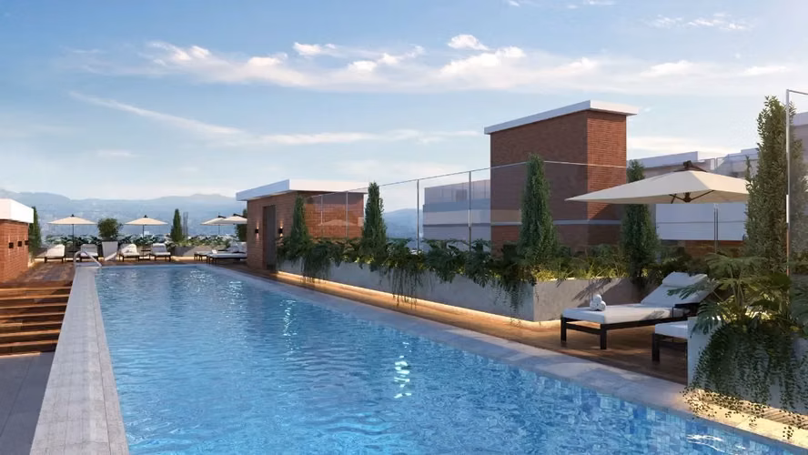 APARTAMENTO EN VENTA EN CASALINI LOS ARCOS, ZONA 10 – 3 HABITACIONES 
