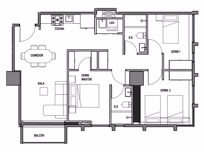 Apartamento en Renta y Venta Atarah zona 10