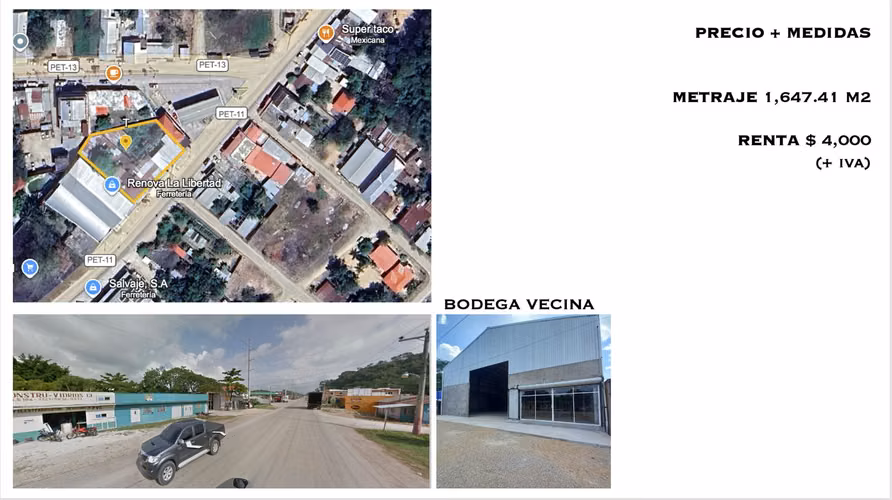 RENTA TERRENO La Libertad Peten , RUTA SAYAXCHE, KM 497, BARRIO SAPEJA LA LIBERTAD, PETEN
