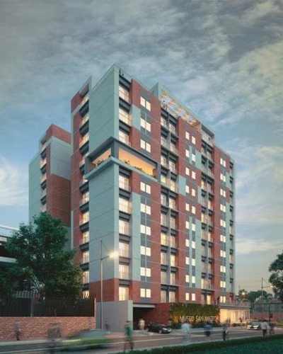 Apartamento amueblado con jardín en zona 7