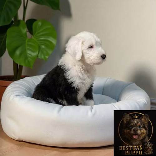 Cachorro Pastor Viejo Ingles / Old English Sheepdog disponible - Imagen 5