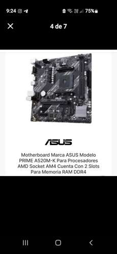 Cpu gamer amd athlon 3000g 8gb ram 240gb ssdPrecio Q1650 Envío GRATIS Paga al recibir  