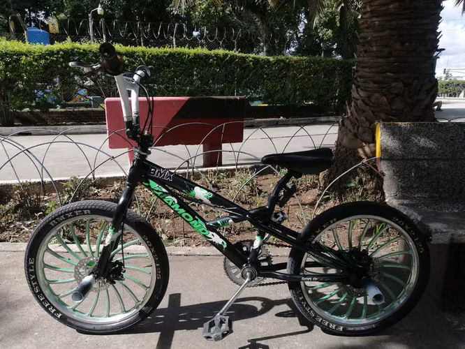 VENDO BICICLETA BMX #20 PINTURA ORIGINAL FRENOS DE DISCO TIMÓN ROTOR 360 AROS DE MAGNESIO 