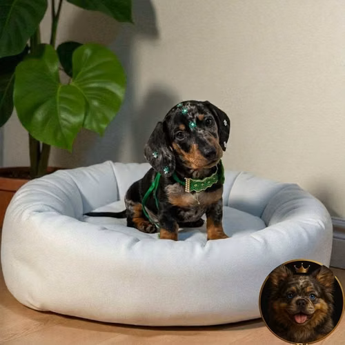 Cachorro Salchicha Miniatura Arlequín Plata / Miniature Dachshund Dapple Silver disponible - Imagen 4