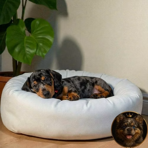 Cachorro Salchicha Miniatura Arlequín Plata / Miniature Dachshund Dapple Silver disponible - Imagen 8