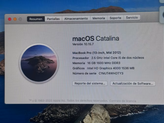 MacBook Pro 13 Mid 2012 - Imagen 4
