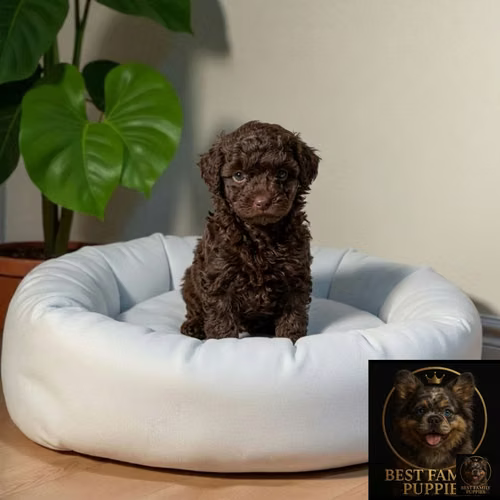 Cachorro FRENCH POODLE CHOCOLATE MINIATURA disponible - Imagen 5