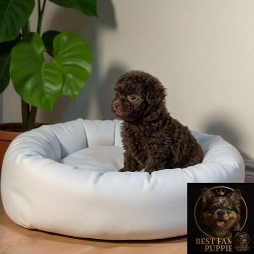Cachorro FRENCH POODLE CHOCOLATE MINIATURA disponible - Imagen 2