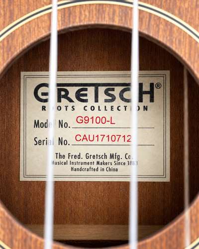 Ukelele Gretsch G9100-L Soprano Long Neck + funda original + cuerdas Ernie Ball - Imagen 6
