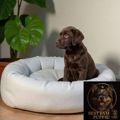 Cachorro LABRADOR RETRIEVIER CHOCOLATE LINEA INGLESA disponible - Imagen 8