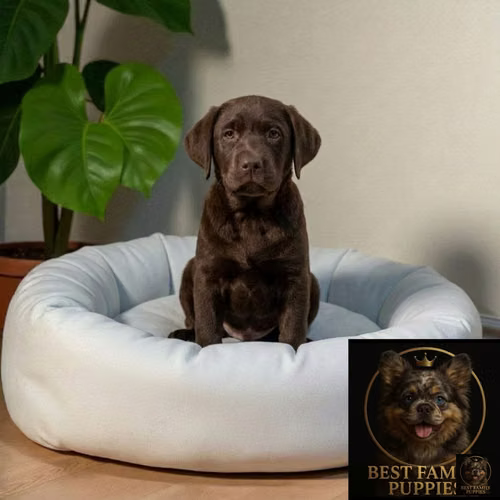 Cachorro LABRADOR RETRIEVIER CHOCOLATE LINEA INGLESA disponible - Imagen 6
