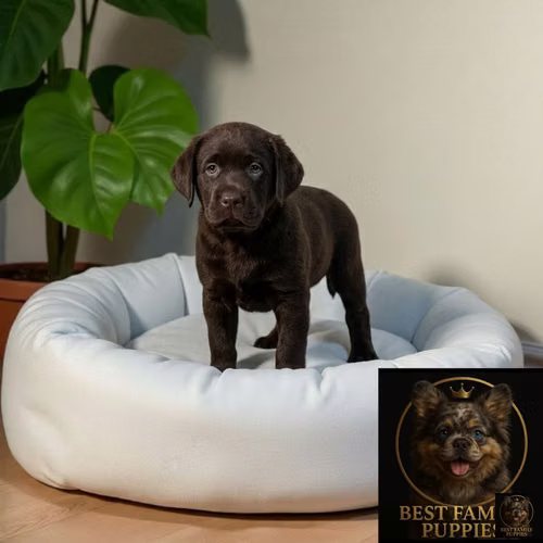 Cachorro LABRADOR RETRIEVIER CHOCOLATE LINEA INGLESA disponible - Imagen 2