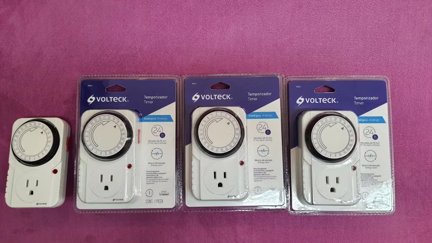 4 Temporizadores analógicos 1 evento Volteck - Imagen 1
