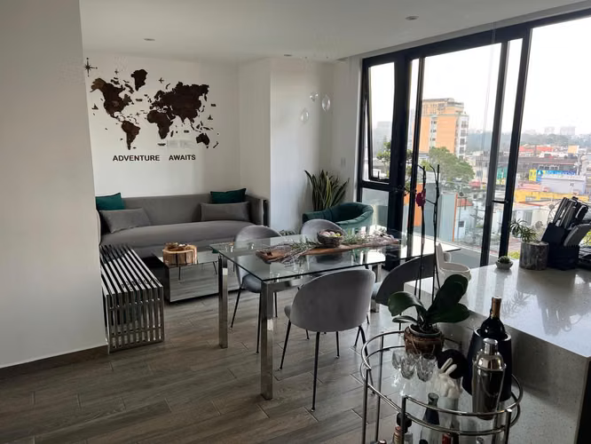 Apartamento en renta en Parque 15 Zona 15 | 2 Habitaciones en nivel medio