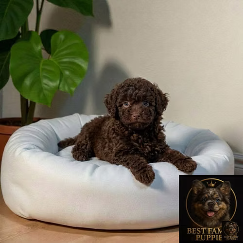 Cachorro FRENCH POODLE CHOCOLATE MINIATURA disponible - Imagen 9
