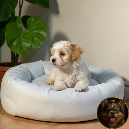 Cachorro Pequinés Maltés / Pekingese Maltese Mix disponible - Imagen 2