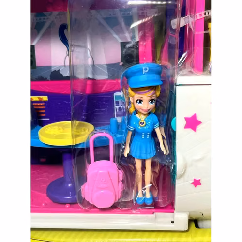 Polly Pocket Fabulous Jet Playset - Original de Mattel - Imagen 6