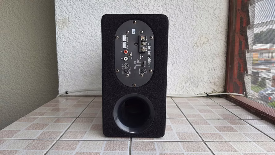 Subwoofer bocina amplificada para tu vehículo, Sin cables - Imagen 4