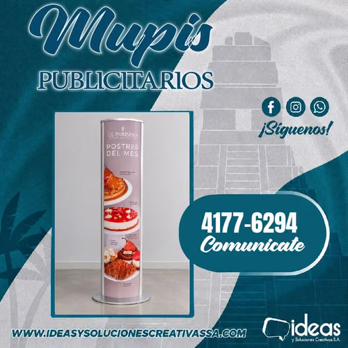 mupi luminoso 