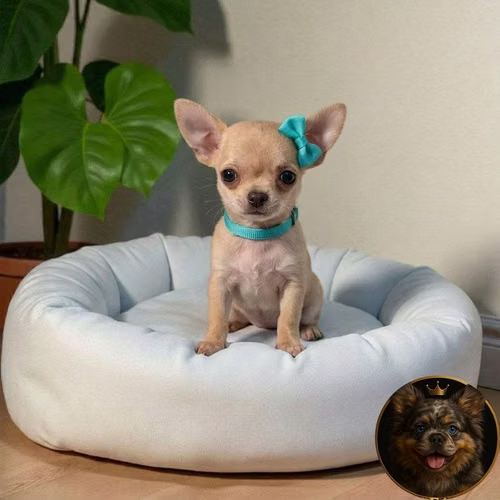 Cachorro CHIHUAHUA CABEZA DE MANZANA TRADICIONAL disponible - Imagen 5
