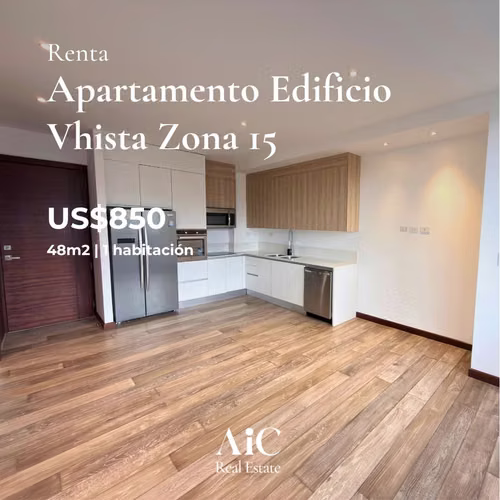 APARTAMENTO CON LÍNEA BLANCA,  EDIF. VHISTA, ZONA 15
