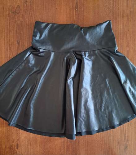 Mini falda Imitación cuero talla S