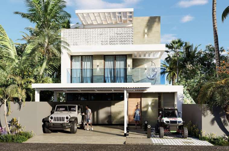House in Chulamar, Puerto de San José, Escuintla