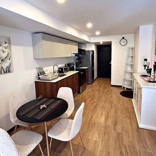 Apartamento amueblado en renta Zona 13, de 1 dormitorio Edificio Essenza 
