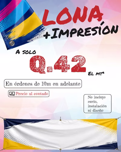 Lona impresa full color - Imagen 1