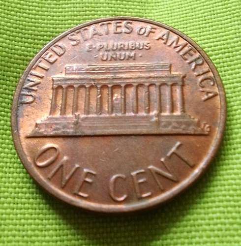 1982 LIBERTY ERROR DDO DOBLE TROQUEL FUERA DEL CENTRO ONE CENT USA LINCOLN MONEDA COLECCIÓN  - Imagen 3