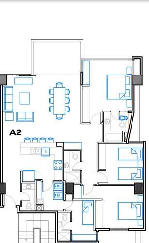 Vendo Apartamento en Edificio Quinze VH1 Zona 15 con vista al Bosque | 3 Habitaciones + servicio