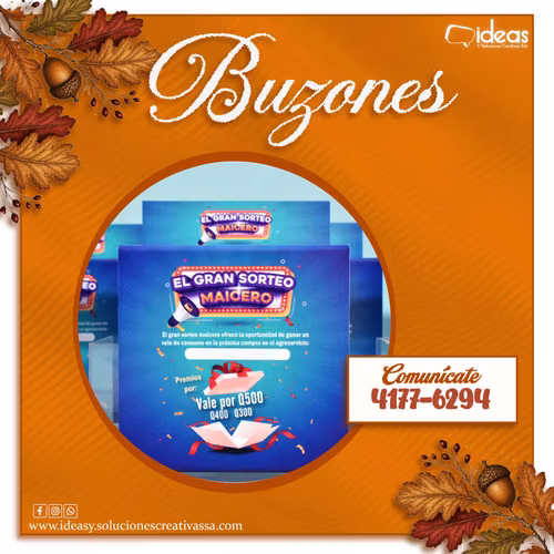 Buzones promocionales 