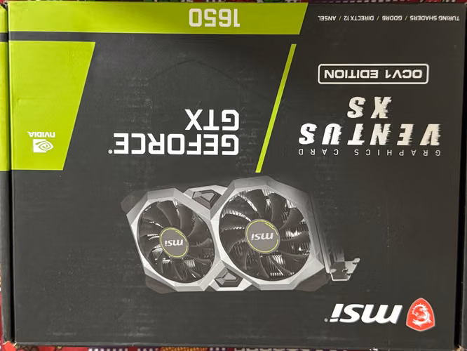 Tarjeta Nvidia GTX 1650 4GB