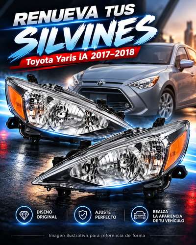 Silvines delanteros Toyota Yaris iA 