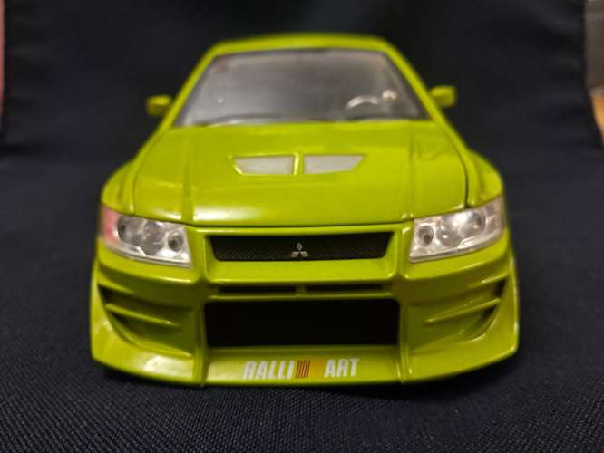 Carro de juguete mitsubishi evolution VII FAST & FURIOUS escala 1/24 - Imagen 2