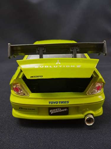 Carro de juguete mitsubishi evolution VII FAST & FURIOUS escala 1/24 - Imagen 9