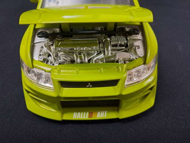 Carro de juguete mitsubishi evolution VII FAST & FURIOUS escala 1/24