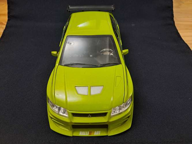 Carro de juguete mitsubishi evolution VII FAST & FURIOUS escala 1/24 - Imagen 5