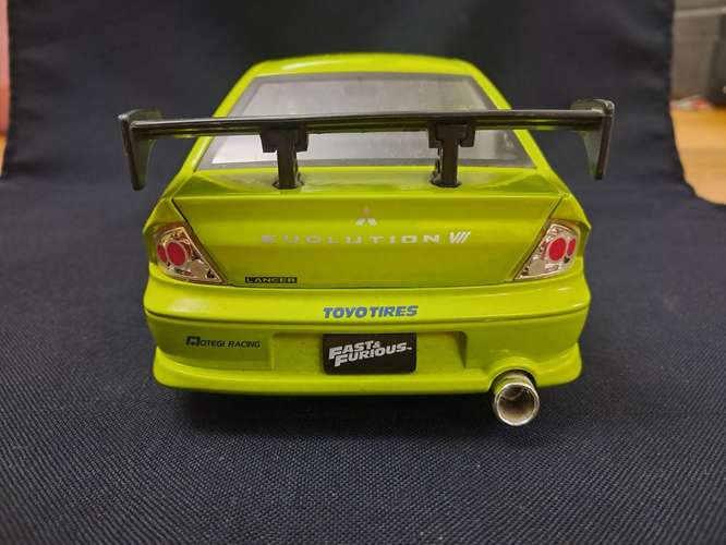Carro de juguete mitsubishi evolution VII FAST & FURIOUS escala 1/24 - Imagen 6