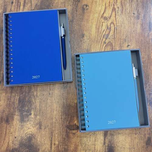 Set de agenda de espiral 2027  con bolígrafo
