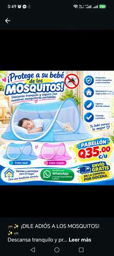 Pabellón para bebes 