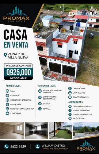 CASA EN VENTA COLONIA GRAYSTONE ZONA 18