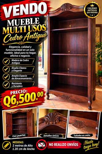 Vendo Muebles Multi Usos Cedro Antiguo