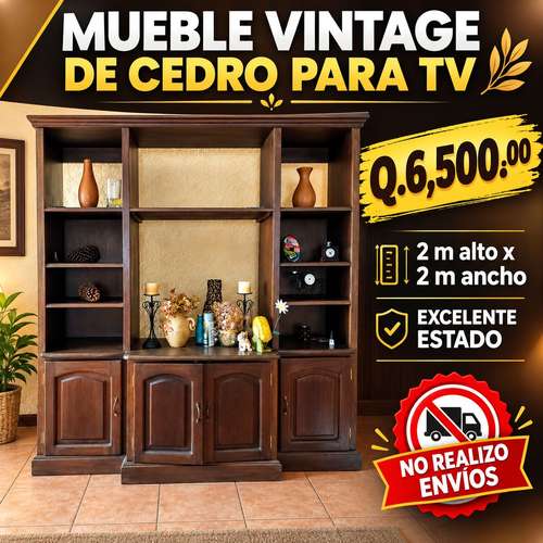 Vendo Muebles Multi Usos Cedro Antiguo - Imagen 2
