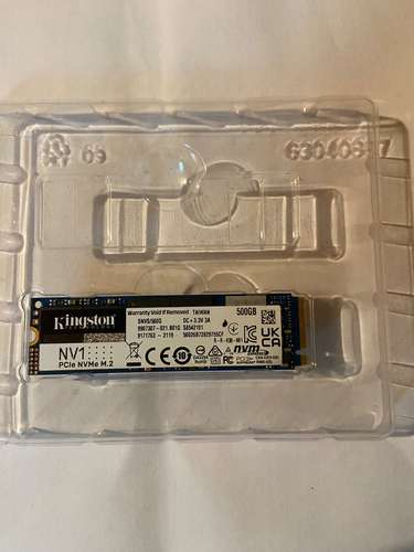 Unidad SSD de 500GB NVMe 
